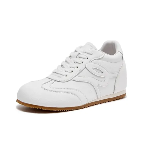 GIGIRYO Ударостойкость и устойчивость к истиранию Низкие кроссовки для скейтбординга Женские Белые