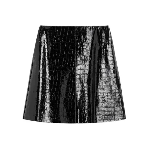 TOTEME Кожаные короткие юбки для женщин