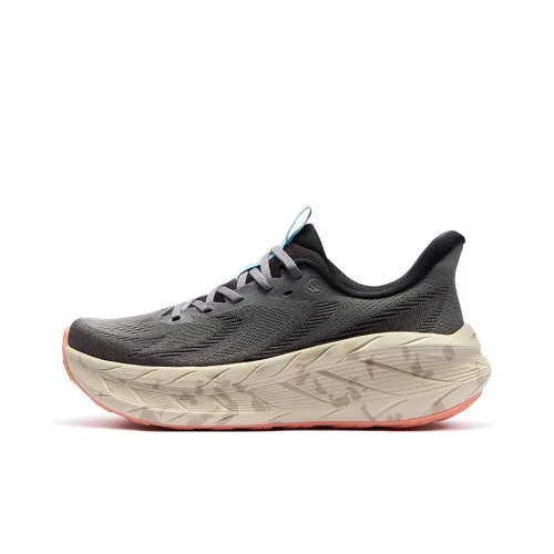 BMAI Expedition Pure2,0 Slip-Resistant и Abrasion-Resistant Покрытие Низкие Кроссовки для Бега Мужские Серый Белый