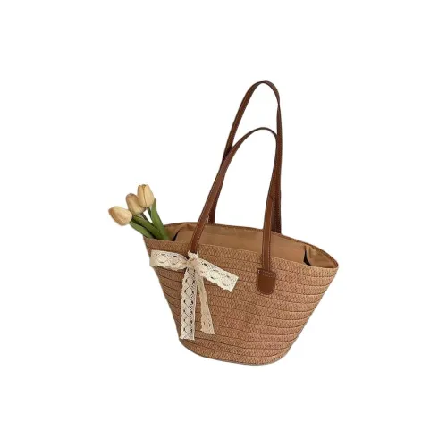 RKM Тотов Сумка из Плетеного Соломенного Ткани Сумка через плечо Женская Многоцветная