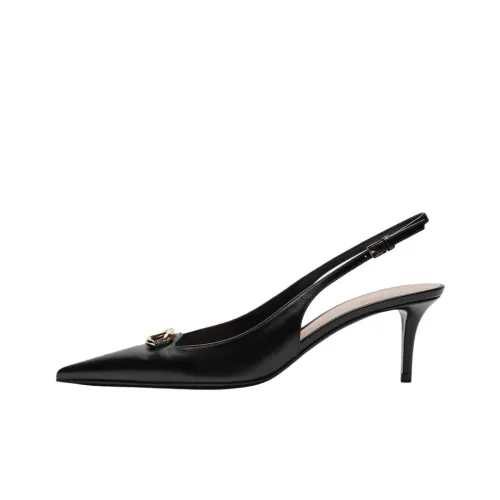 Valentino Vlogo Узкий каблук Высокие каблуки 7 см Женские Черный