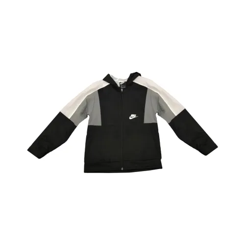 Nike Черный Серый Цвет Детские Куртки