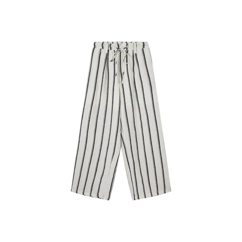 GJ HJ Классический черный полосы женские повседневные брюки