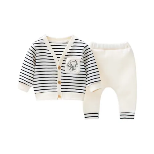 FrogPrince TLY Astronaut Stripes Одежда Sets Baby Комбинезоны / Ползунки