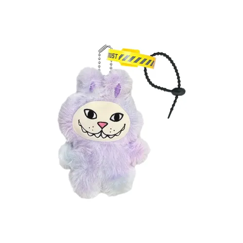 FULUOKANG Супер милый Черный градиент Wa Фиолетовый Котенок Плюшевый Брелок 10 см Рекомендуемая высота