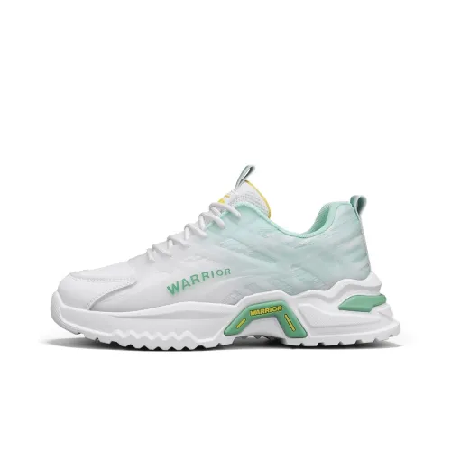 Warrior Аbrasion Resistant Покрытие Легкий Низкий Топ Повседневная обувь Мужская Белый Светло-зеленый