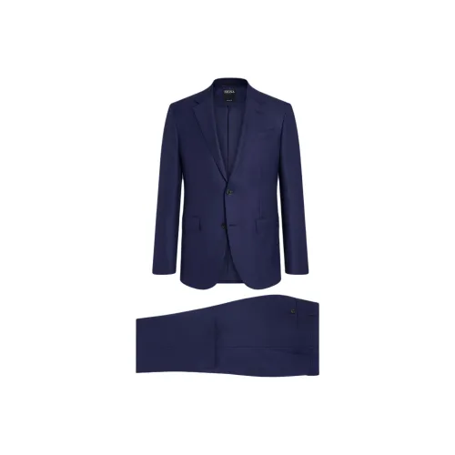 Ermenegildo Zegna Темно-синий Мужской Деловые костюмы