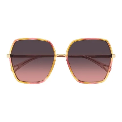 Chloe Bio Based Injection Molded Нерегулярная форма Солнцезащитные очки Женские Розовый
