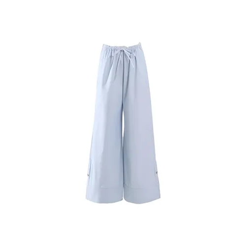 Incolore Светло-Синие Женские Повседневные Штаны