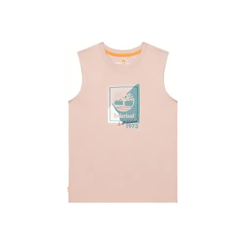 Timberland Розовый Женские Спортивные Майки Без Рукавов