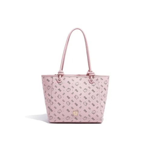 Sanrio Hello Kitty PU (полиуретан) Сумка через плечо Женская Розовая Коричневая