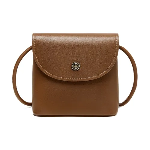 Narandu Чехол для телефона из натуральной коровьей кожи сумка через плечо сумка на плечо женская растительное дубление коричневый