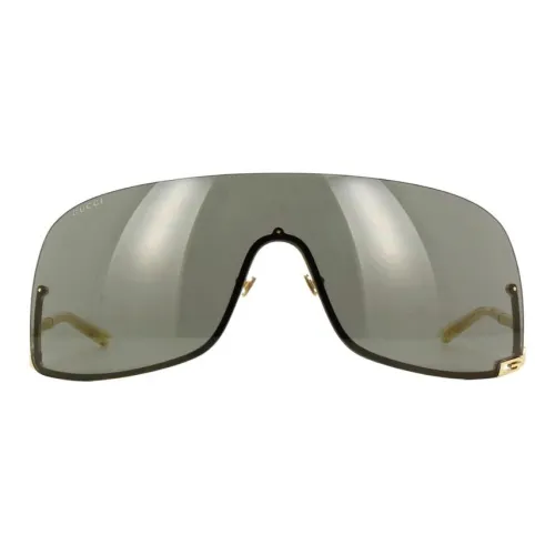 GUCCI Металл Нерегулярная форма Солнцезащитные очки Унисекс Золотой