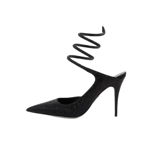 RENE CAOVILLA Cleo Узкий каблук Высокие каблуки 10 см Женские Черный