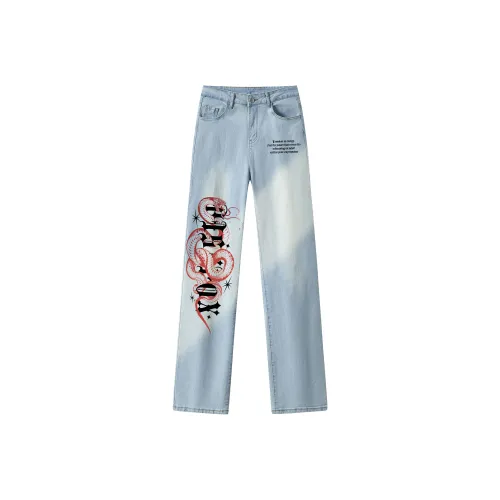 PISYPOX Унисекс Джинсы