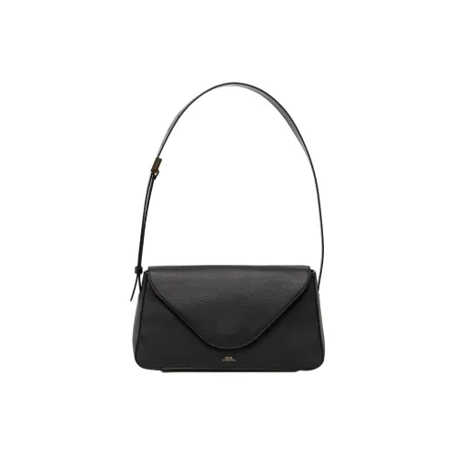 A.P.C Телячья кожа Сумка Сумка через плечо Маленькая Женская Черная