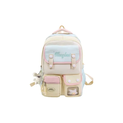 OKEKE Хлопок Рюкзак Стандартный Женский Зеленый Желтый Розовый Желтый Синий Желтый