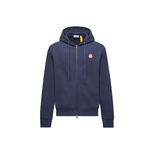 Moncler Темно-синие мужские куртки