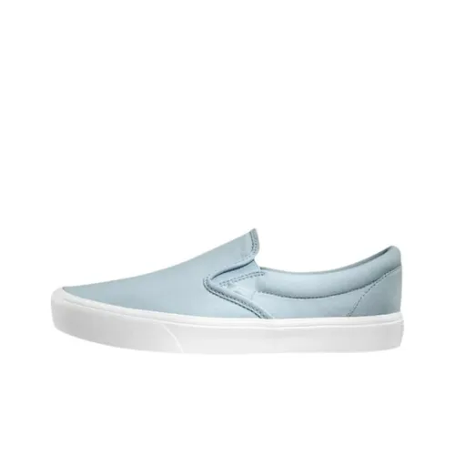 Vans Slip On Скейтборд Кроссовки Unisex Light Blue