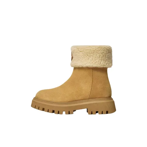 Moncler Petit Aurea Термические детские ботинки 5 см Коричневый для малыша