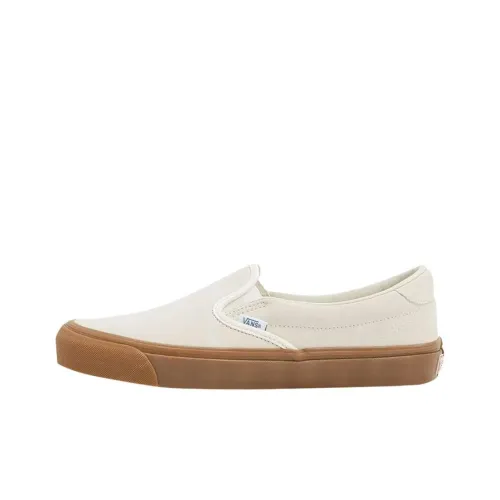 Vans Slip On 59 Скейтборд Кроссовки Мужские Бежевые