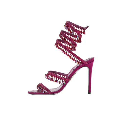 RENE CAOVILLA Chandelier One Strap Sandals 10,5cm Women's Purple