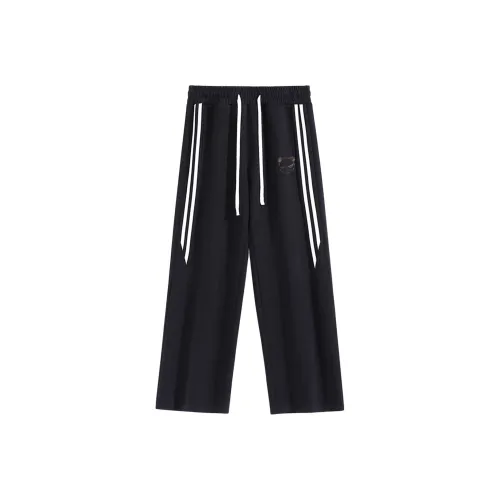 HIPANDA Черные Унисекс Повседневные Штаны