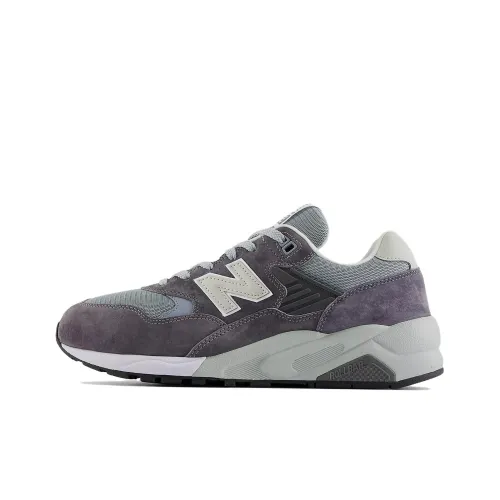 New Balance NB 580 Износостойкий Дышащий Легкий Низкий Топ Беговые кроссовки Мужские Серый США Версия