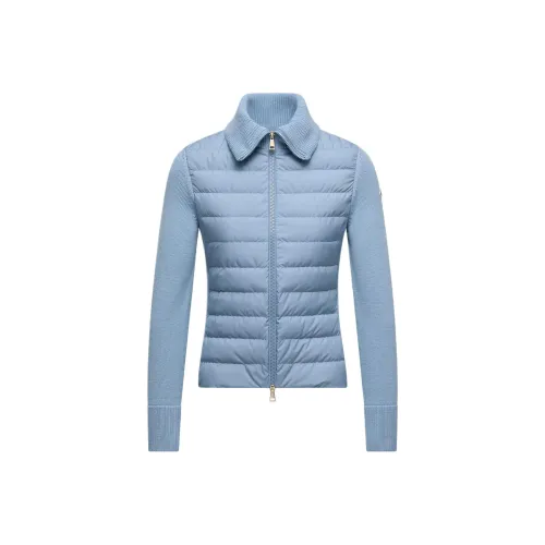 Moncler Padded Corduroy Collection Утепленный Шерсть ZIP UP Кардиган Пуховик Женские