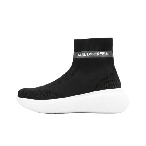 KARL LAGERFELD Kreeper Run High Топ Повседневная обувь Женская Черная
