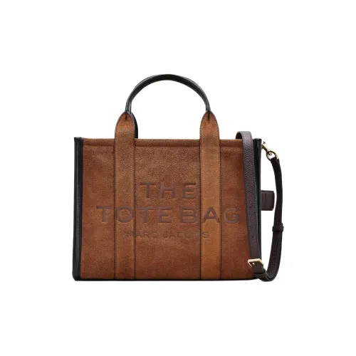 MARC JACOBS Замша Тоут Сумка Сумка для покупок Сумка через плечо Сумка среднего размера Женская Коричневая