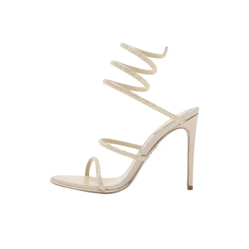 RENE CAOVILLA Cleo One Ремень Сандалии 10,5 см Женские Шампанское