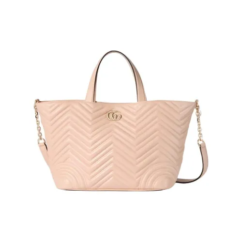 GUCCI Lambskin Bag Medium Women's Light Pink