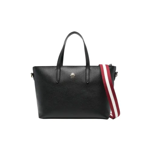 BALLY Телячья кожа Тоут Сумка Сумка для покупок Сумка на плечо Сумка Женская Черная