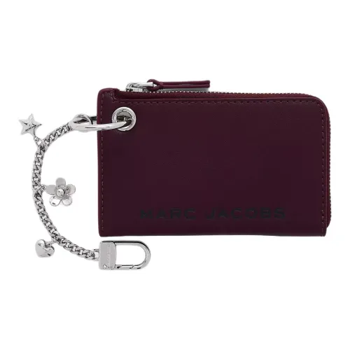 MARC JACOBS Гладкая кожа Кошелек Стандартный Женский Темный сливовый
