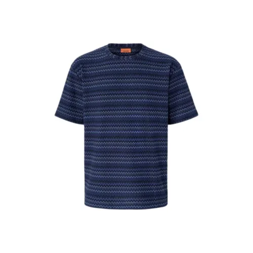 MISSONI Мужские синие T-рубашки