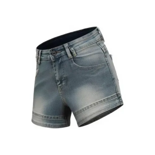 AKIN Blue Unisex Джинсовые шорты