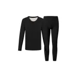 [Шерсть # Тутовый шелк] Камень Wash Круглый вырез Комплекты одежды