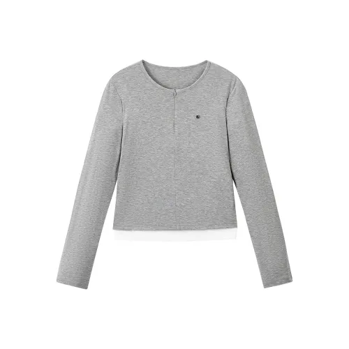 LEDIN Лунный Камень Серый В наличии Женские T-Рубашки