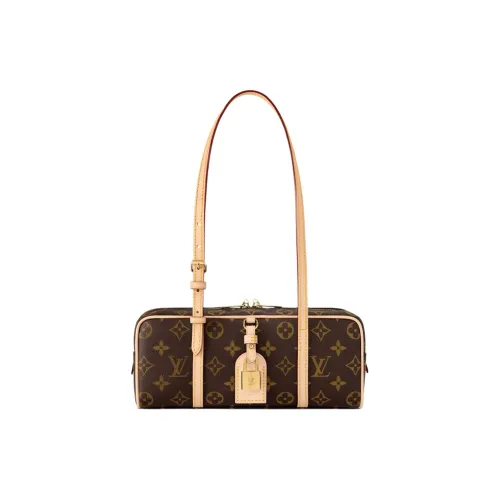 LOUIS VUITTON Монограмма Покрытый холст Боулинг Сумка Женская Сумка Monogram