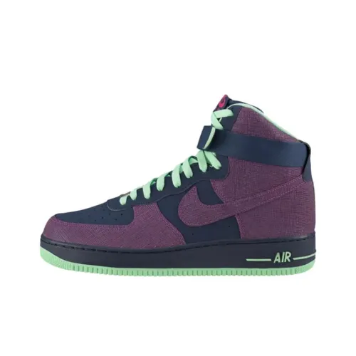 Nike Air Force 1 High '07 High Топ Скейтборд Кроссовки Унисекс Фиолетовый
