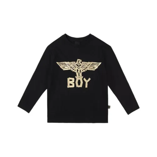 BOY JUNIOR Черный Унисекс T-рубашки