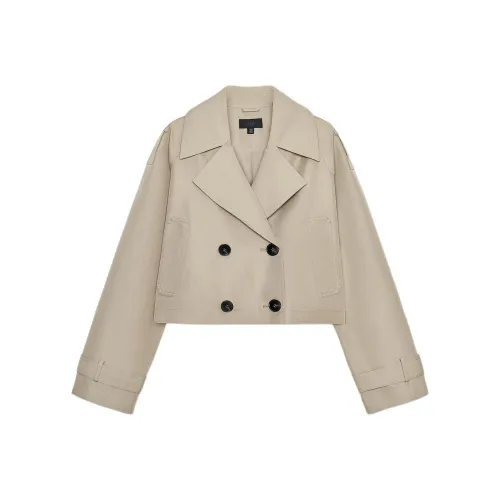 ZARA Коричневый Женский Тренч