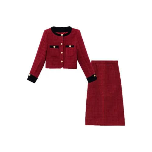 COVT Красный Женский Комплект с Юбкой