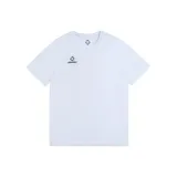 Многоцветный, однотонный, футболка, белый