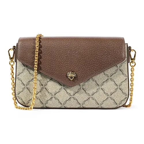 Ed Hardy Classic Series Сумка через плечо из натуральной коровьей кожи сумка на плечо обычная женская росный умбра хаки