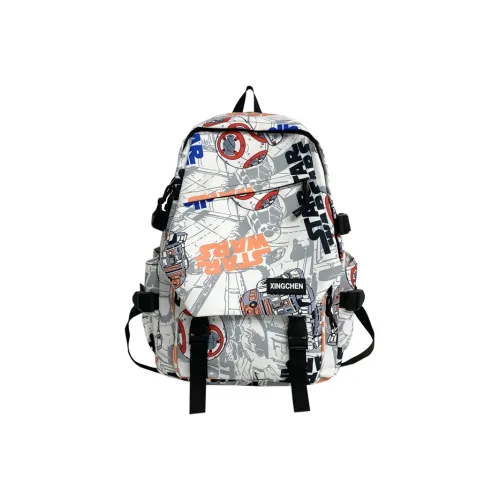 KOUDIXIONG Оксфорд Рюкзак Стандартный Подростки Белый Космонавт Черно-серый Обувь Черный белый Космонавт Черный белый Обувь