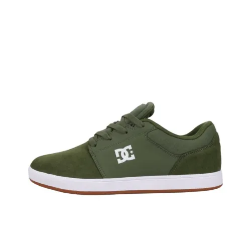 DC Shoes Crisis 2 Дышащая Поддержка Низкие Кроссовки для Скейтбординга Мужские Зеленые