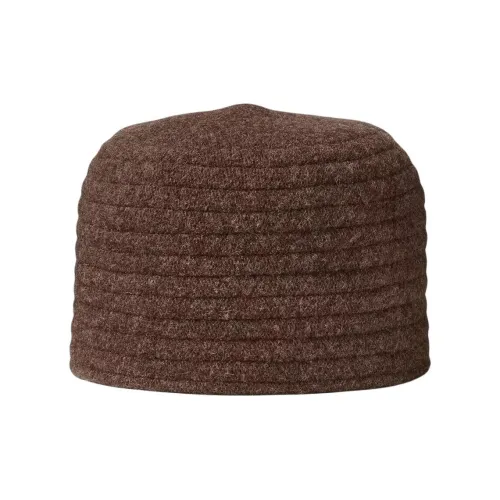 Loro Piana Шерсть Шапки и Кепки Женские Кофейного цвета