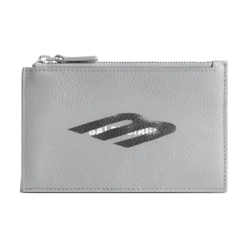 Balenciaga Cash с рельефом телячья кожа держатель для карт держатель для карт большой мужской серый